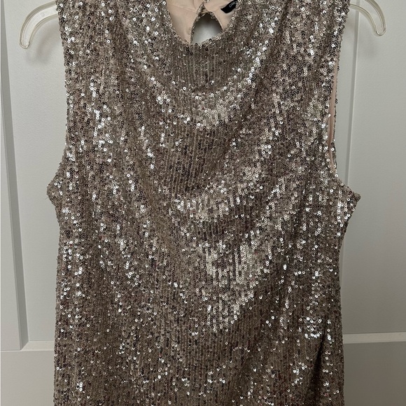 Cable & Gauge Tops - Cable & Gauge Sparkling Sequin Top